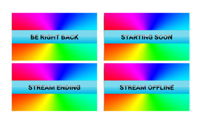 Black Rainbow Stream Screens