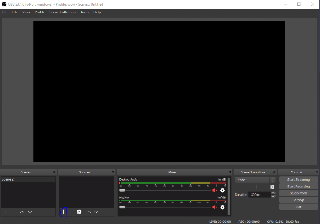 OBS how to add sources