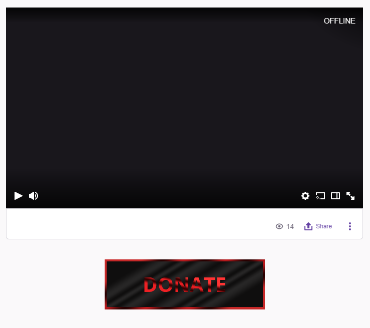 twitch add donate button